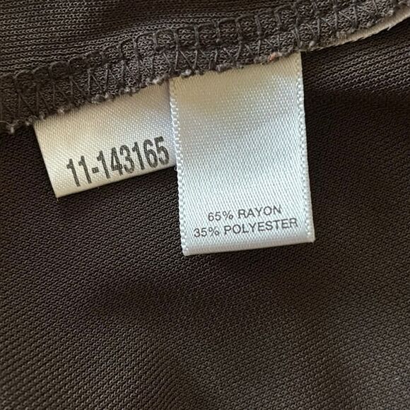 Ann Taylor Brown top, M - Picture 6 of 6